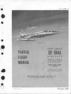 T.O.1F-104A-1-3 Partial Flight Manual QF-104A