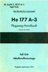 D.(Luft) T.2177 A-3 Teil 12 A He 177 A-3 Flugzeug Handbuch - Teil 12A SchuBwaffenanlage