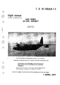TO 1C-130(A)A-1-2 - Flight Manual AC-130A - Appendix 1 Performance Data