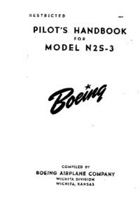 Pilot&#039;s handbook for Model N2S-3