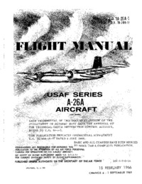 T.O. 1A-26-1 Flight Manual - USAF Series A-26A Aircraft