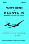 A.P. 2445D-P.N. Pilot&#039;s Notes for Dakota IV