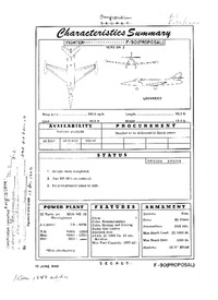 F-90 (Proposal) Characteristics Summary