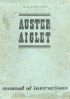 Auster V J.1B Aiglet - Manual of instructions