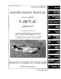 Navair 01-60GAB-1 Natops Flight Manual T-2B/T-2C Aircraft