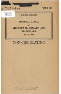 TM 1-424 Aircraft Hardware and Materials