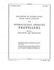 AN 03-20EE-1 Handbook of Instructions with parts Catalog for Hydraulically Operated Propellers Models A642S-E1 and A642S-E2