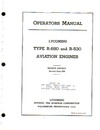 Operators Manual - Lycoming Type R-680 and R-530 Aviation Engines - Second Edition