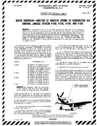 T.O. 01-60J-48 Addition of booster spring to carburetor air control linkage system P-51B, P-51C, P-51D and P-51K