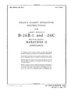 AN 01-35EB-1 Pilot&#039;s flight operating instructions for army models B-26B1 and -26C Marauder
