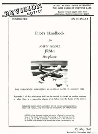 AN 01-35CA-1 Pilot&#039;s Handbook for Navy Model JRM-1 Airplane