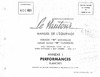 U.C.C. 102/1 Le Vautour Manuel de l&#039;equipage - Version N - Annexe I Performances - Planches