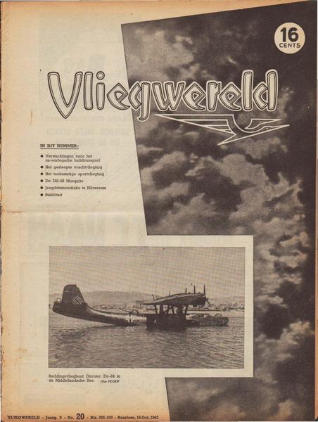 Vliegwereld Jrg. 09 1943 Nr. 20