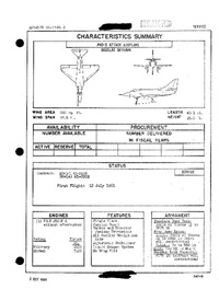 A4D-5 Skyhawk Characteristics Summary - 1 October 1961