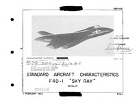 F4D-1 Standard Aircraft Characteristics - 1 February 1954