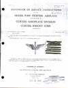 T.O. 01-25CH-2 Handbook of service instructions Model P-40F Fighter Airplane