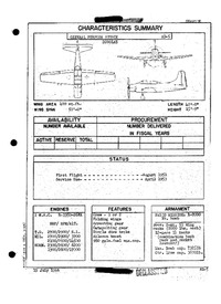 AD-5 Characteristics Summary - 15 July 1956