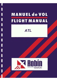 1934 Manuel de vol ATL