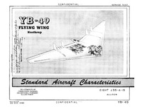 4094 YB-49 Flying Wing Standard Aircraft Characteristics - 20 December 1949