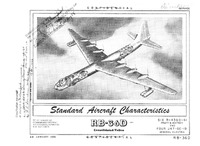 RB-36D Peacemaker Standard Aircraft Characteristics - 26 January 1951