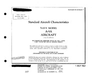 Navair 00-110AA5-1 -  A-5A Vigilante Standard Aircraft Characteristics - 1 July 1967