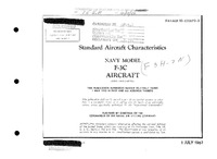 3680 F-3C Demon Standard Aircraft Characteristics - 1 July 1967