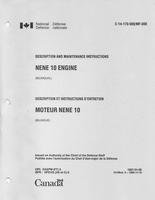 C-14-170-000 - Description and maintenance instructions Nene 10 engine