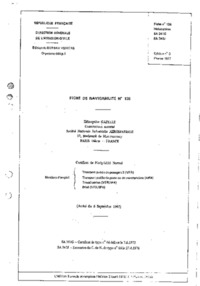 Fiche de navigabilité N 136 - Helicoptère Gazelle Sa341G &amp; SA 342J