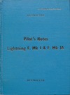 A.P. 4700A and F Pilot&#039;s Notes Lightning F. Mk I &amp; F Mk Ia