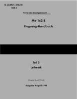 D.T.2163B ME 163B Flugzeug Handbuch - Teil 3 - Leitwerk - ME 163B Aircraft manual - Part 3 - Tail