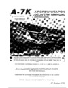 T.O. 1A-7K-34-1-1 A-7K Aircrew Weapon Delivery Manual