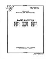 AN 16-40BC224-3 Radio Receivers BC-348-E, -M, -O, -P, -S, BC-224-E, -G, -H, -L