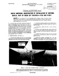 TO 01-60J-11 Modification of installation of antenna AN-95A, part of radio set SCR-695A - P-51A and P-51B-1