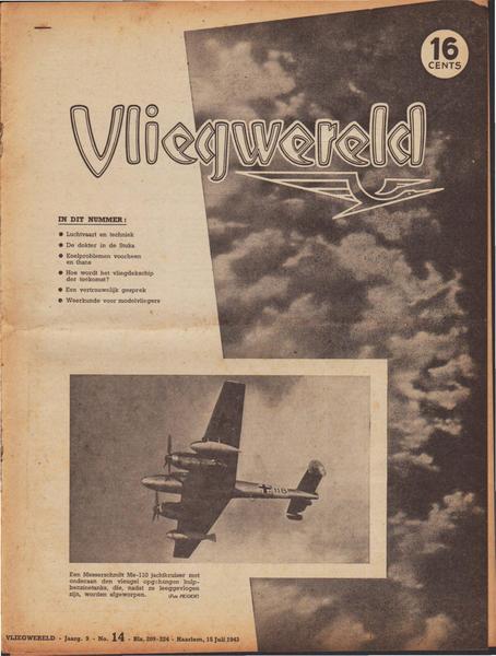 Vliegwereld Jrg. 09 1943 Nr. 14
