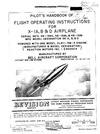 Pilot&#039;s Handbook of flight operating instructions for Bell X-1A, B and D Airplane