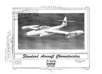 F-89D Scorpion Standard Aircraft Characteristics - 25 August 1954