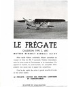 Brochure Caudron C.480 Fregate