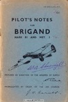 A.P. 2575 C &amp; B Pilot&#039;s Notes Brigand B1 and Met3
