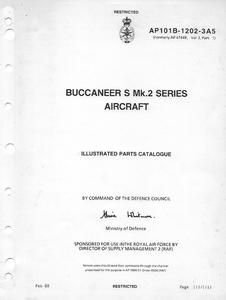 A.P. 101B-1202-3 Buccaneer S Mk.2 Series Aircraft - Illustrated Parts Catalogue