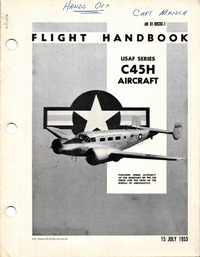 AN 01-90CDC-1 Flight Handbook C-45H Aircraft