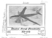 2761 XB-47D Stratojet Standard Aircraft Characteristics - 13 July 1953