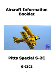 Aircraft Information Booklet Pitts Special S-2C G-IICI