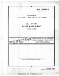 T.O. 1B-26B-3 Handbook Structural Repair Instructions B-26B and B-26C