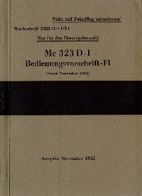2323 D-1/Fl Me 323 D- Bedienungsvorschrift-Fl