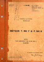 A.P. 2210G &amp; H Part 1 - Book 1 of 4 - Meteor T.7 &amp; F.8 - Master Servicing Schedule