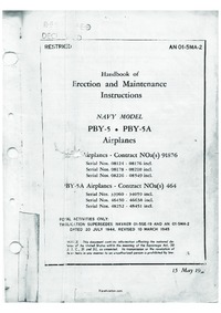 3009 Handbook of Erection and Maintenance Instructions PBY-5 - PBY5-A
