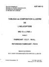 ACF AN110 Tableau de composition illustré de l&#039;hélicoptère WG13 Lynx - tome 3