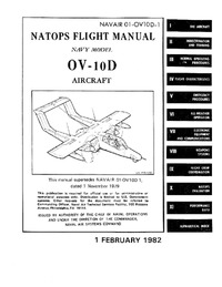 Navair 01-OV10D-1 Natops Flight Manual OV-10D Aircraft