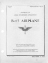 T.0. 01-20EF-14 Handbook of cold weather operation - B-17F Airplane