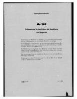Me 262 Prüfanweisung für den Einbau der Bewaffnung und Bildgeräte - Instructions for the installation of armament and camera equipment